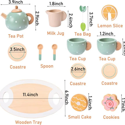 Woodn - Wooden Tea Playset