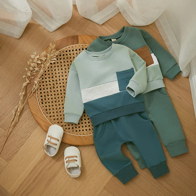 Mini Fashion - Toddler Tracksuit Cotton