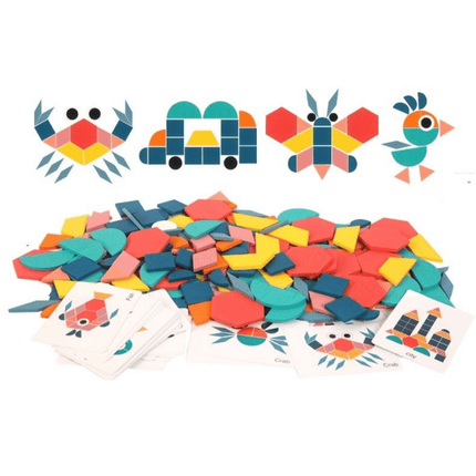 Woodn | Develop creativity - Geometric Shapes Puzzle