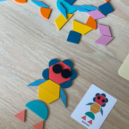 Woodn | Develop creativity - Geometric Shapes Puzzle