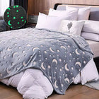 Glow In The Dark Blanket - Glitrende drømme - Glow in the dark tæppe