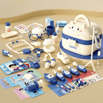Hippo Doctors Set - Mini Doctors in Action - Legetøjslægesæt