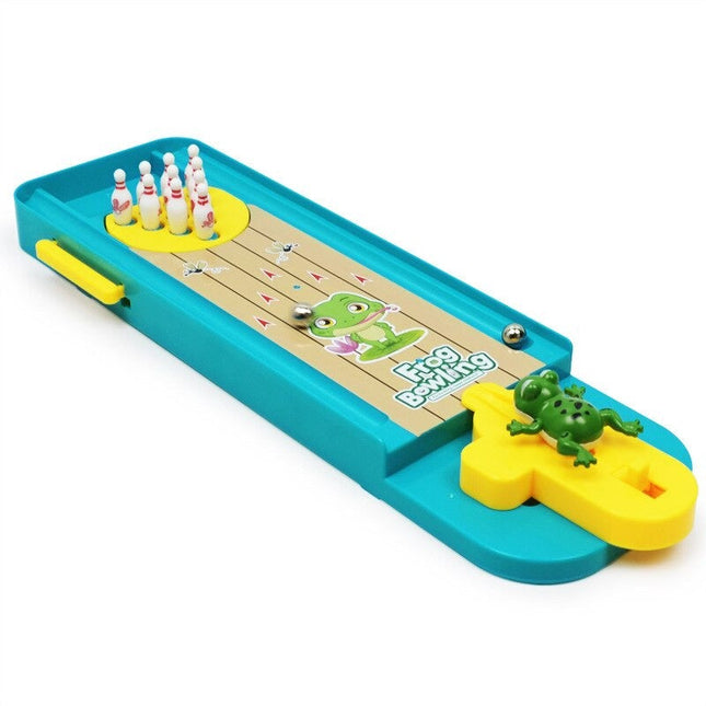 Frog Bowling - Promotes motor skills - Mini Frog Bowling Alley