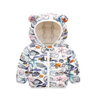 Mini Fashion - Polyester winter jacket with hood