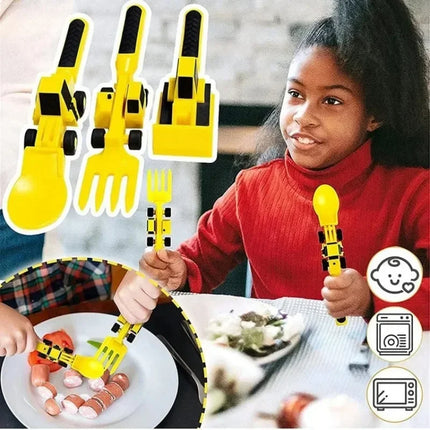 Byggemiddagssæt - Aldrig en kamp ved bordet igen - Kreativt bestiksæt