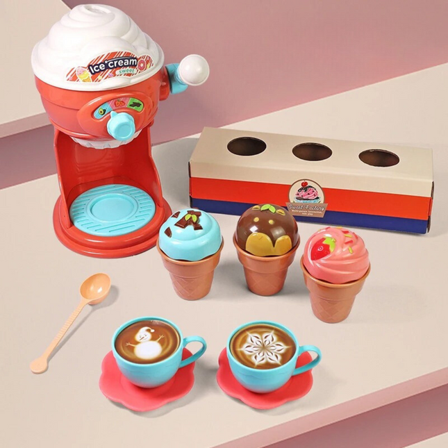 Ismaskine sæt - Little Ice Cream Masters - Ismaskine legetøjssæt