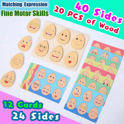 Woodn - Expression Eggs - Det interaktive læringsspil