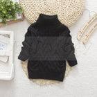 Mini Fashion - Cable sweater with turtleneck
