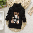 Mini Fashion - Cable sweater with turtleneck