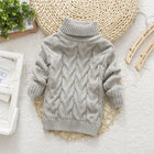 Mini Fashion - Cable sweater with turtleneck
