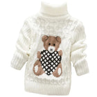 Mini Fashion - Cable sweater with turtleneck