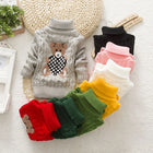 Mini Fashion - Cable sweater with turtleneck