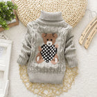 Mini Fashion - Cable sweater with turtleneck