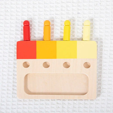 Woodn - Colorful Montessori - Learning Fun board