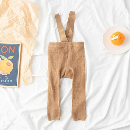 Mini Fashion - Blød og behagelig - Leggings til børn med seler