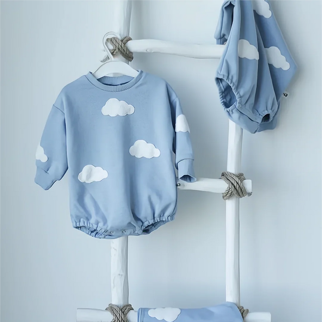 Mini Fashion - Cute Prints - Sweatshirt Romper