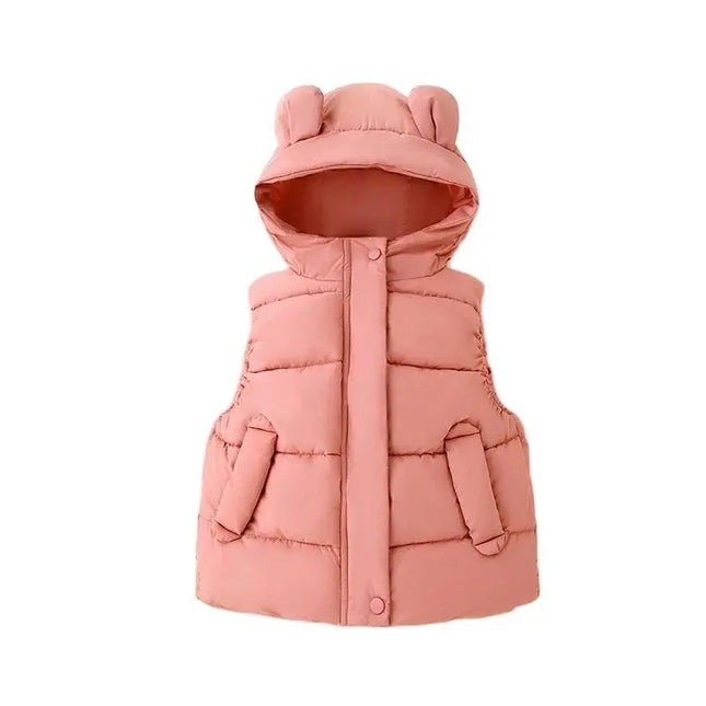 Mini Fashion - Warm & Trendy - Bodywarmer With Hood