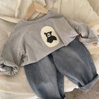 Mini Fashion - Bear Print - Sweater