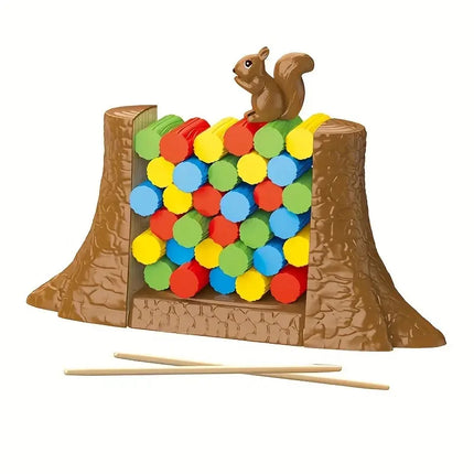 Squirrel Stacker - Don't Drop the Squirrel - Balance Board Game