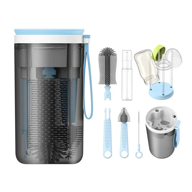 Bottle Cleaning Kit - Praktisk til på farten - Sutteflaskebørste og rengøringsmiddel