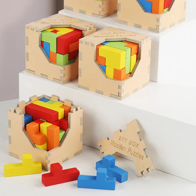 Woodn - Træn din hjerne - 3D Tetris Puslespil