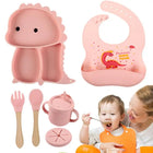Dino Tablewear Set - 7-piece set - Silicone Children's Tableware