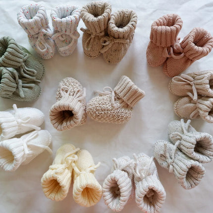 Mini Fashion - Warm & Stylish - Knitted Baby Shoes