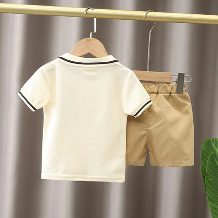 Mini Fashion - Behagelig og blød - Sommersæt til drenge