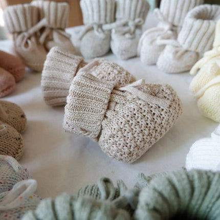 Mini Fashion - Warm & Stylish - Knitted Baby Shoes