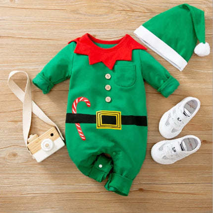 Mini Fashion - Blødt Materiale - Baby Julekostume