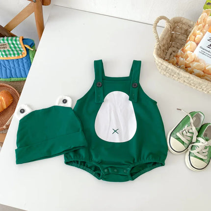 Mini Fashion - Blød og behagelig - Frog Babysuit