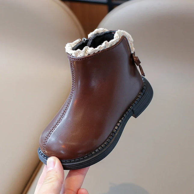 Mini Fashion - Warm & Classic - Leather Boots