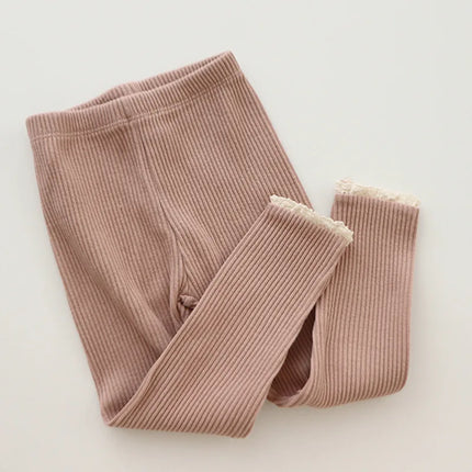 Mini Fashion - Blød og behagelig - Ribbet legging