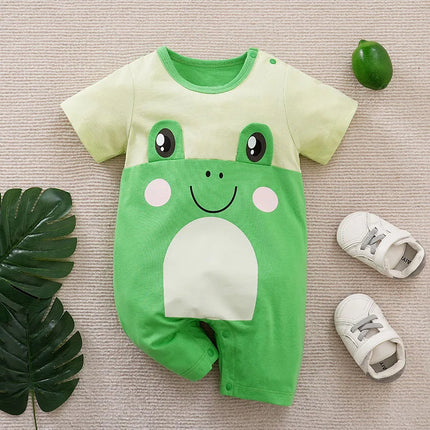 Mini Fashion - Soft For Baby Skin - Frog Pajamas