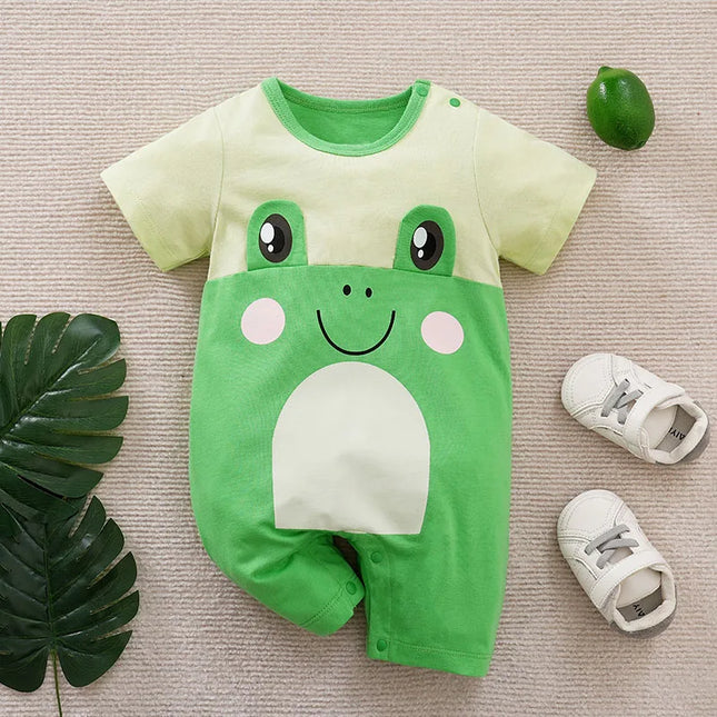 Mini Fashion - Soft For Baby Skin - Frog Pajamas