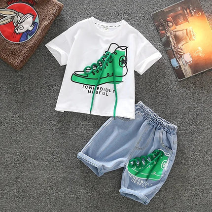 Mini Fashion - Velegnet til sommer - Sommersæt til drenge