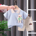 Mini Fashion - Striped suit - Cotton Clothing Set
