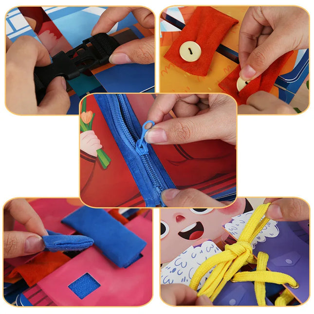 ClothesBook - Self-reliant Play - Dress Up Puzzle Book