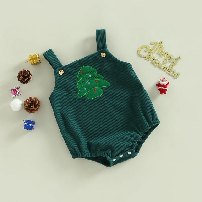 Mini Fashion - Juledesign - Overall Christmas Romper