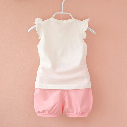 Mini Fashion - Happy Adventures - Bomulds sommersæt
