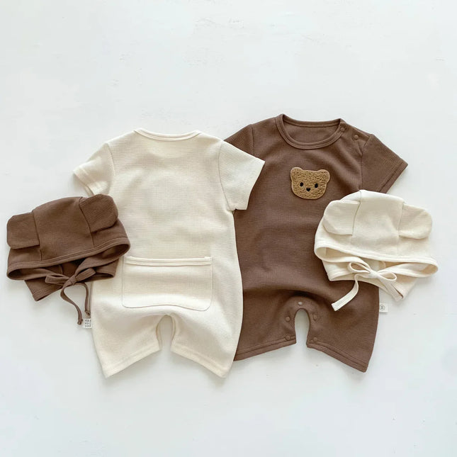 Mini Fashion - Blødt Bomuld - Sommer Jumpsuit