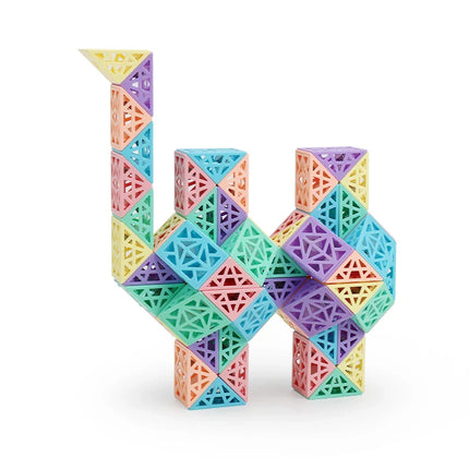 Snake Cube Sæt - Byg, Drej & Opdag - Byggeklodssæt