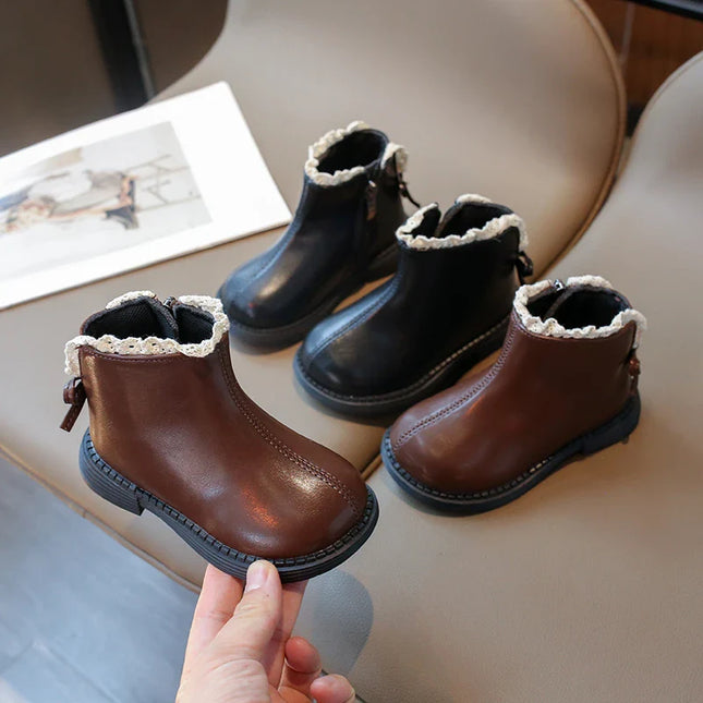 Mini Fashion - Warm & Classic - Leather Boots
