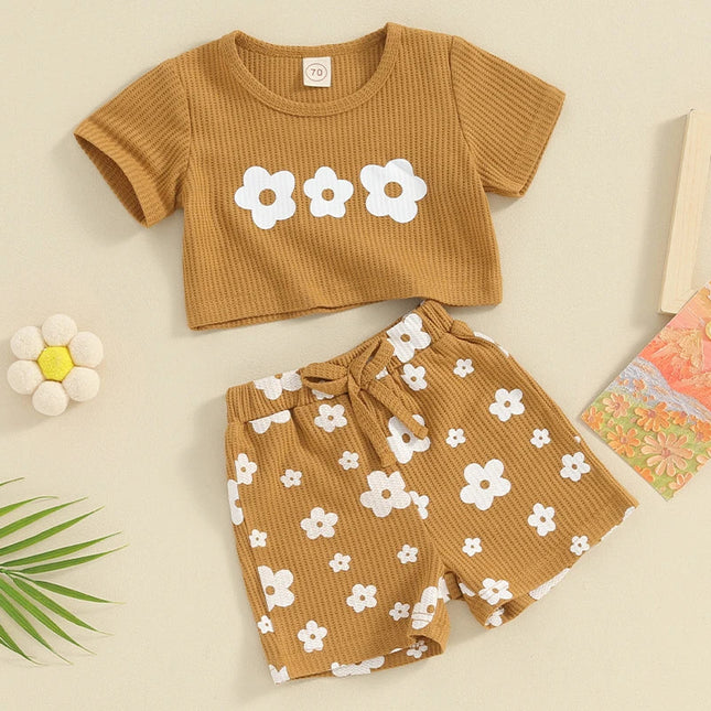 Mini Fashion - Comfortable and Stylish - Baby Girl Summer Set