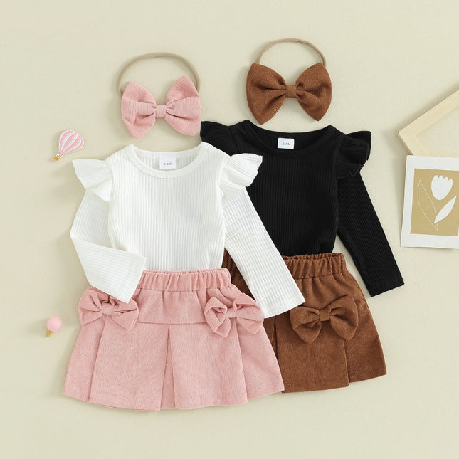Mini Fashion - Top-skirt combination with hairband