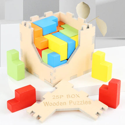 Woodn - Træn din hjerne - 3D Tetris Puslespil