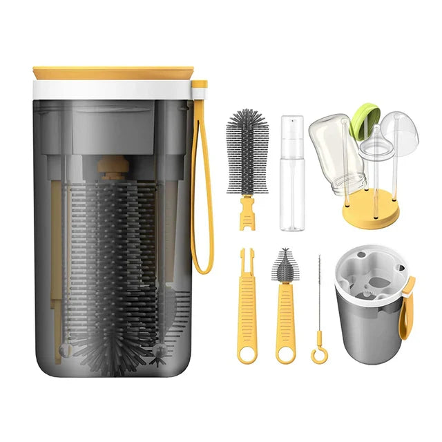 Bottle Cleaning Kit - Praktisk til på farten - Sutteflaskebørste og rengøringsmiddel