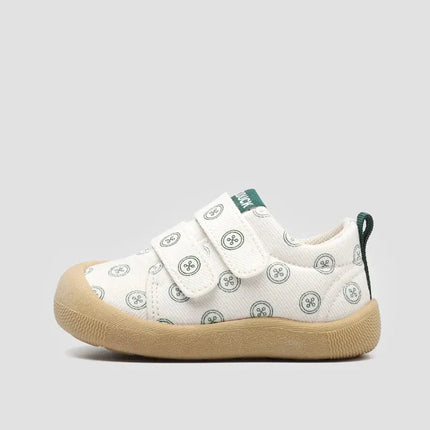 Mini Fashion - Åndbart materiale - Sko med print