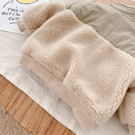 Mini Fashion - Super Varm - Fleece lammeuldsfrakke