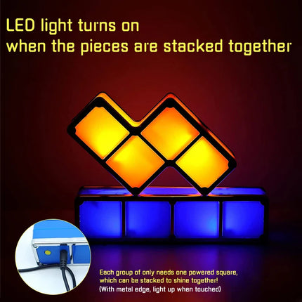 Tetris Night Light - Oplys din kreativitet - Tetris Lampe